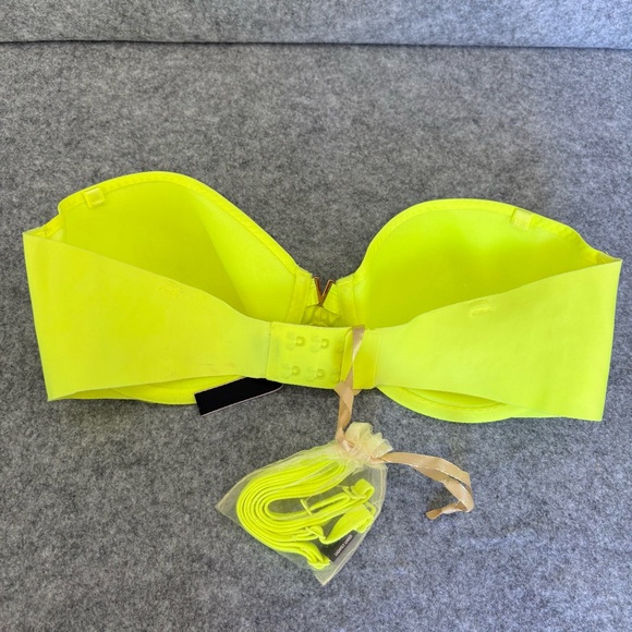 Victoria’s Secret multi-way multi-position Neon Yellow Bra 32D - Picture 4 of 9